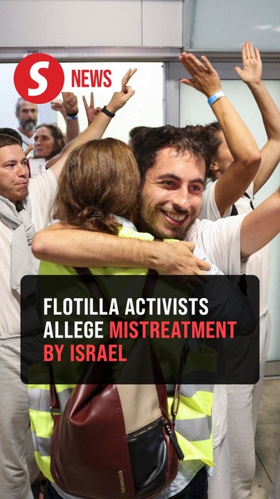 Spanish flotilla activists denounce alleged mistreatment by Israeli authorities