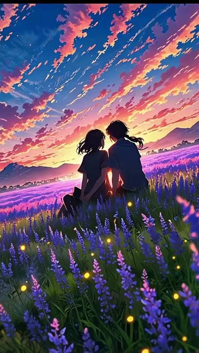 Sunlit Lavender Sky