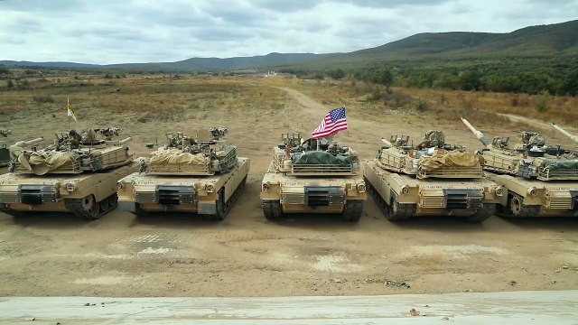 1st Infantry Division Conducts M1A2 Abrams Live-Fire Exercise in Bulgaria