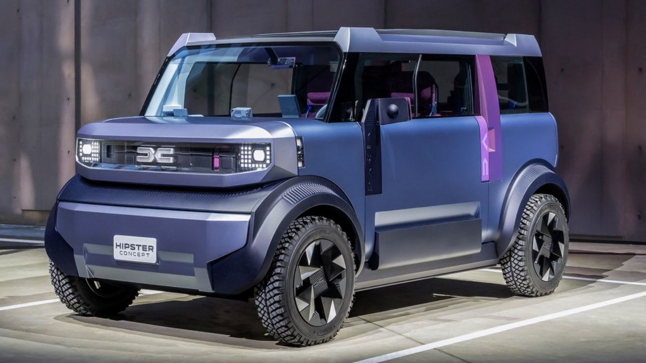 Dacia Hipster Concept: Leicht, kompakt und elektrisch unterwegs