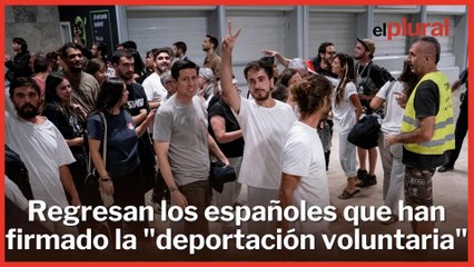 Regresan a España en avión 21 de los 49 españoles de la Global Sumud Flotilla retenidos en Israel