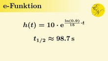 e-Funktion | Bierschaumzerfall