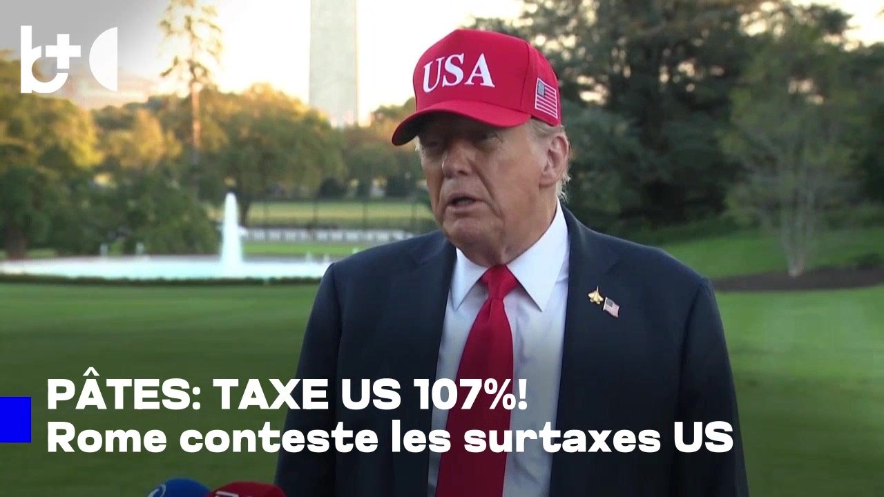 Trump, «guerre» aux pâtes italiennes: taxe de 107 %, Rome réagit