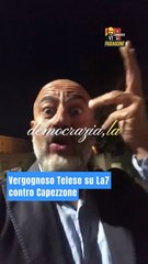Paragone - Vergognoso Telese su La7 contro Capezzone (05.10.25)