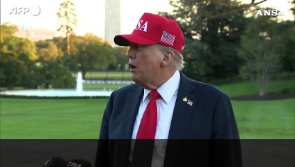Trump sui colloqui per la pace a Gaza: "Penso che andra' tutto molto velocemente"
