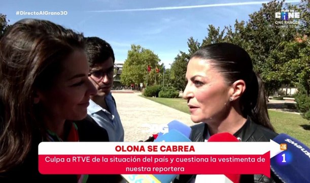 Macarena Olona, a la yugular de una reportera de la sanchista TVE: ¿Te apartas o te aparto, sinvergüenza?