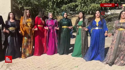 Hakkari'de uzaklardan gelen aşkın mutlu sonu