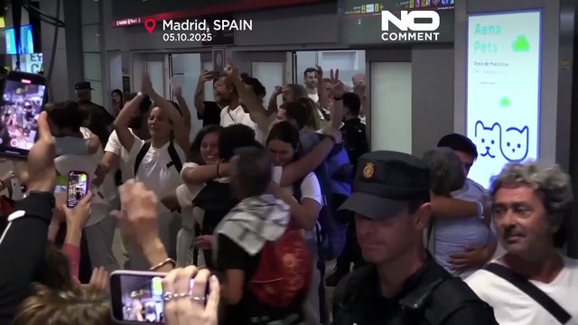 İsrail’in durdurduğu Gazze filosundaki İspanyol aktivistler evlerine döndü