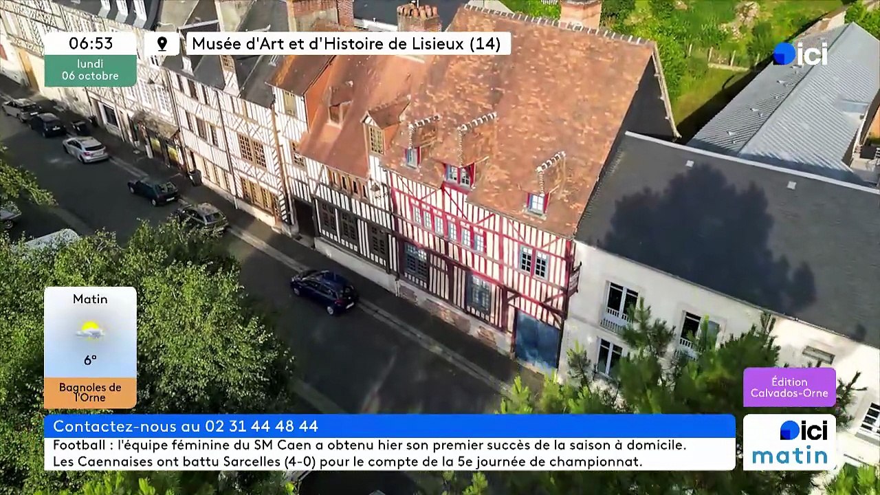 06/10/2025 - ici matin parici Normandie (Calvados - Orne) en vidéo