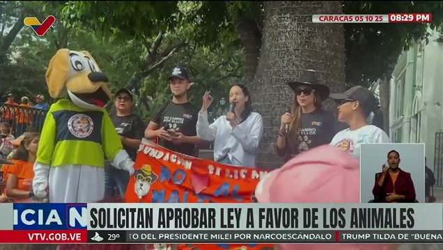 Ciudadanos respaldan el proyecto de ley que garantiza la protección de los animales en Venezuela