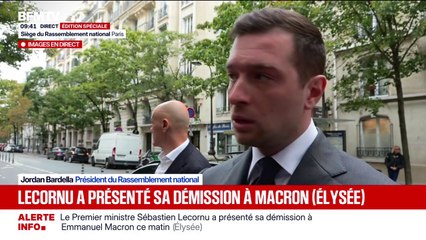 Démission de Sébastien Lecornu: "Sans doute que le Premier ministre éphémère n'avait pas de marge de manœuvre", réagit Jordan Bardella