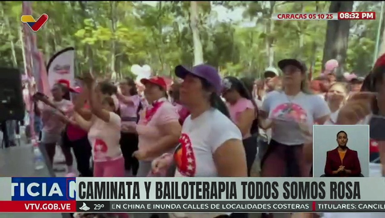 Caracas | Caminata por el Mes Rosa concientiza y promueve la detección temprana del cáncer de mama