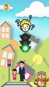 Red Yellow Green, What Do They Mean? - Learn about Traffic Lights with KidsTV 24/7