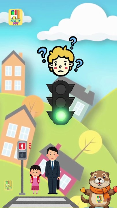 Red Yellow Green, What Do They Mean? - Learn about Traffic Lights with KidsTV 24/7