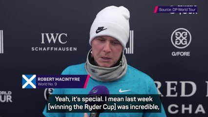 Ryder Cup and Dunhill Links cap off amazing couple of weeks - MacIntyre