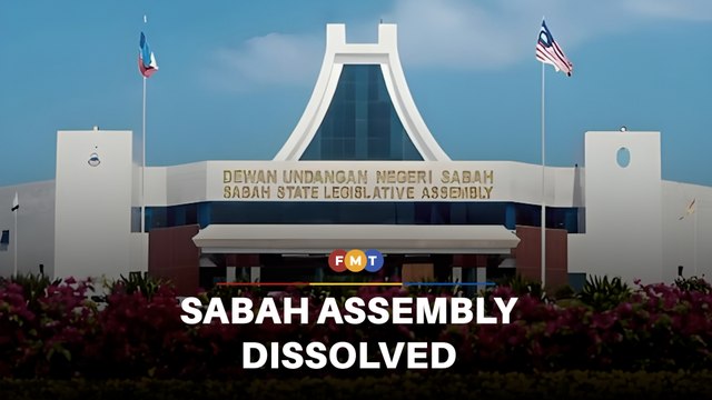 Sabah assembly dissolved