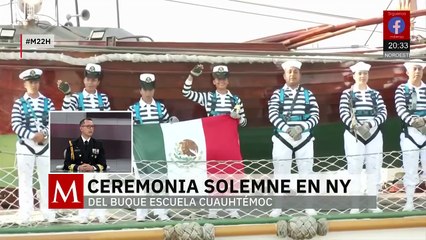 Buque escuela Cuauhtémoc regresará a México en un mes, confirma capitán