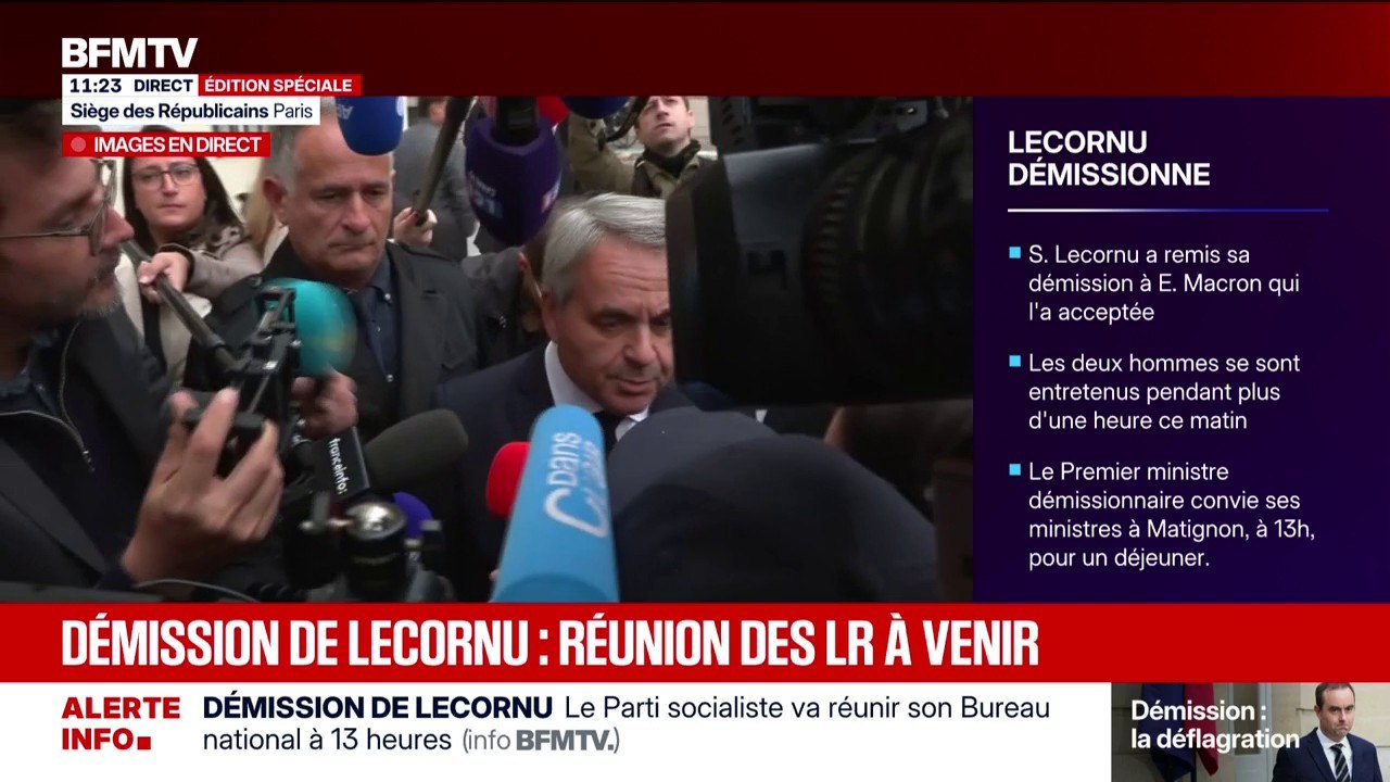 "Il doit parler maintenant": Xavier Bertrand estime qu'"il y a  urgence à ce que (Emmanuel Macron) se remette à présider notre pays"