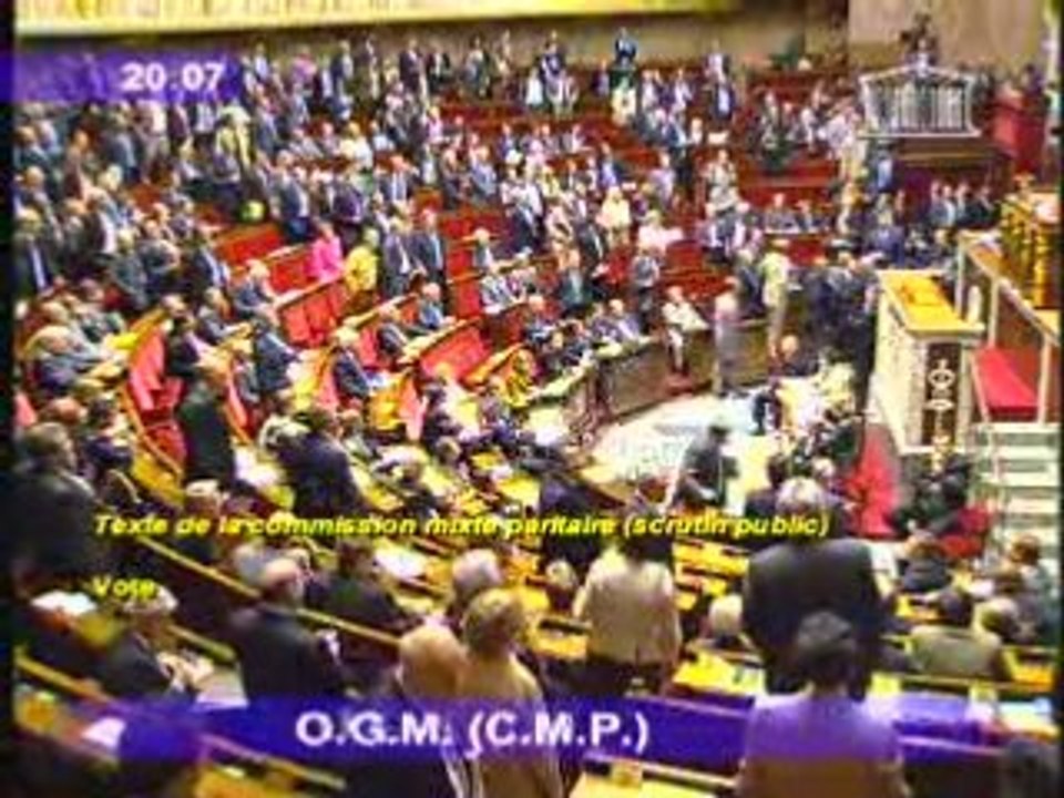 Vote du projet de loi OGM / CMP