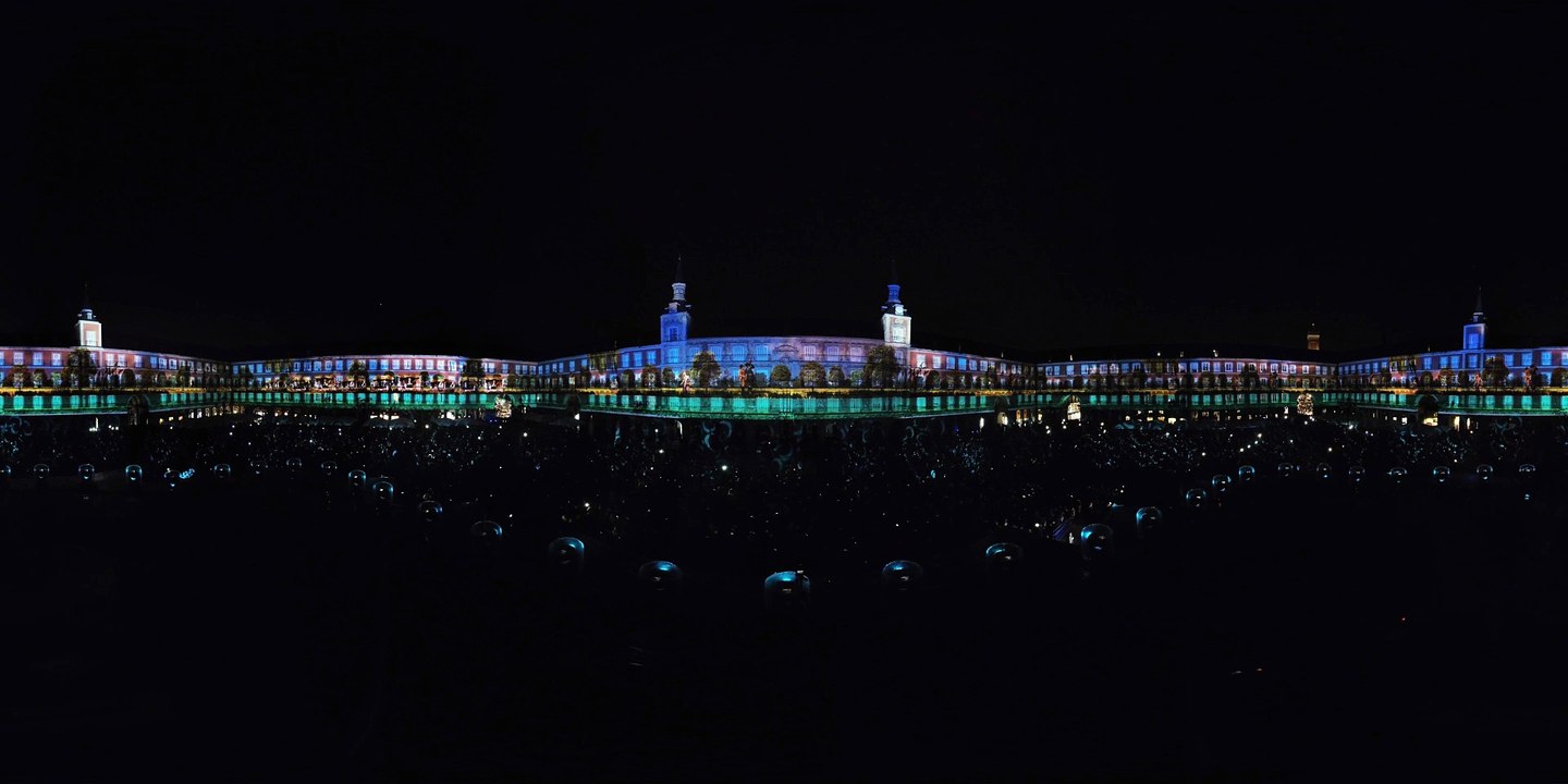 PLAZA MAYOR 360 VR Mapping show 8k