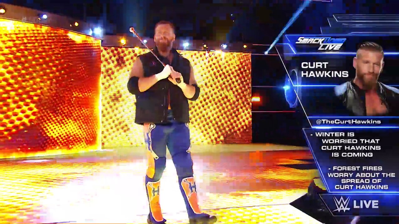 Apollo Crews vs. Curt Hawkins | SmackDown LIVE, October 18, 2016