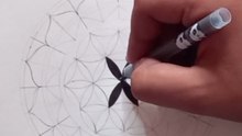 Simple mandala art