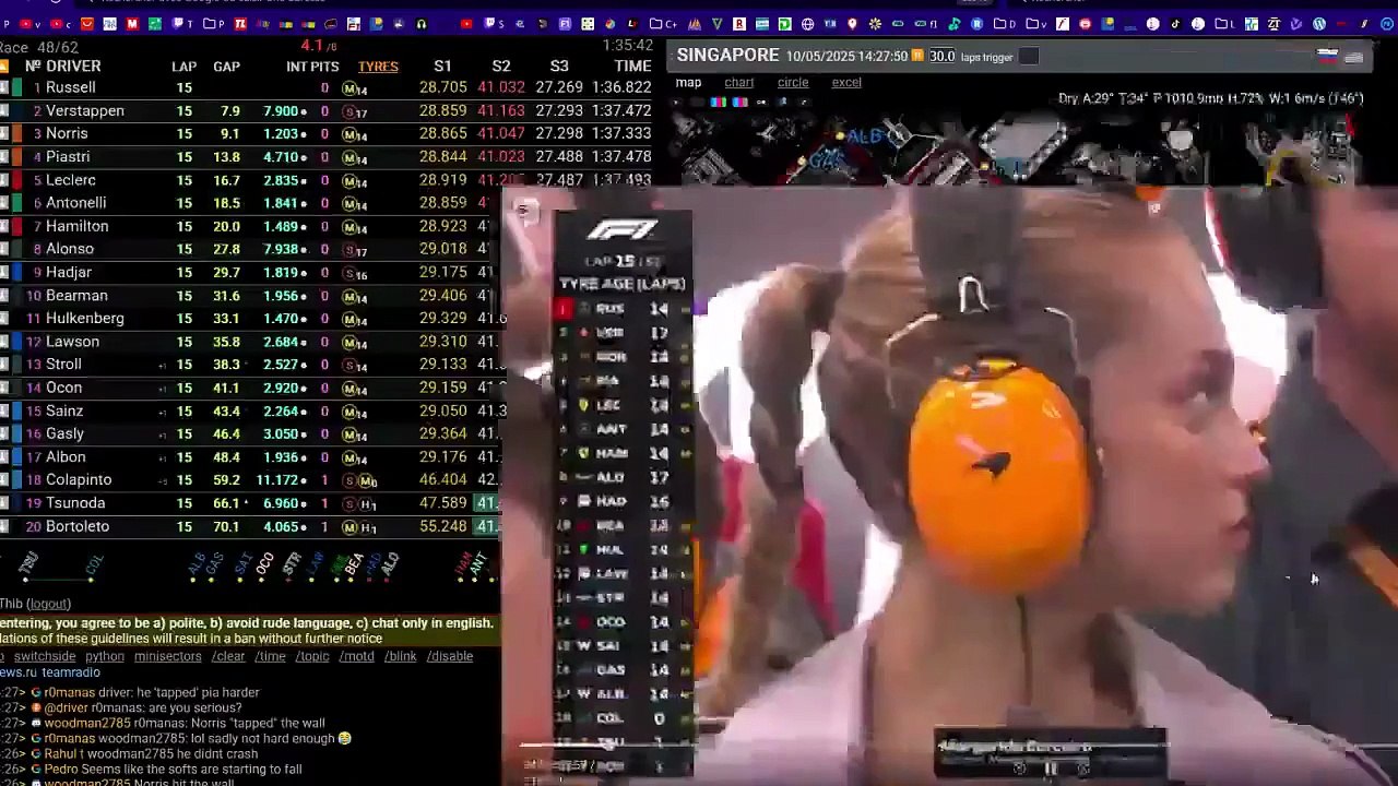 F1 2025 Singapour Grand Prix - Race - Course - STREAMING FR HD