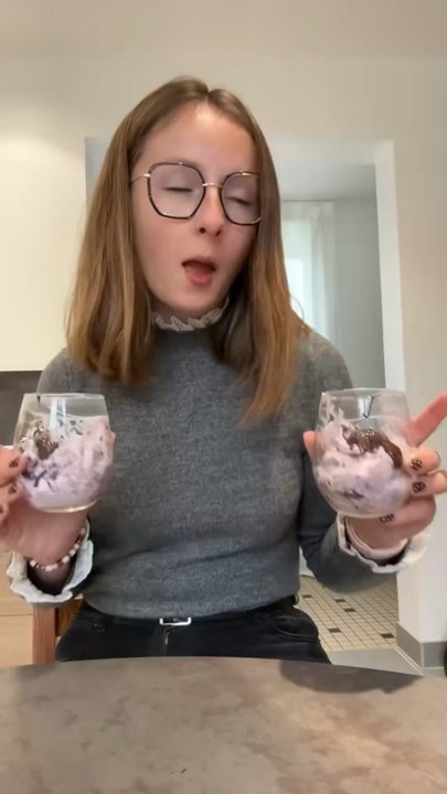 Je teste le petit dej de poupette !