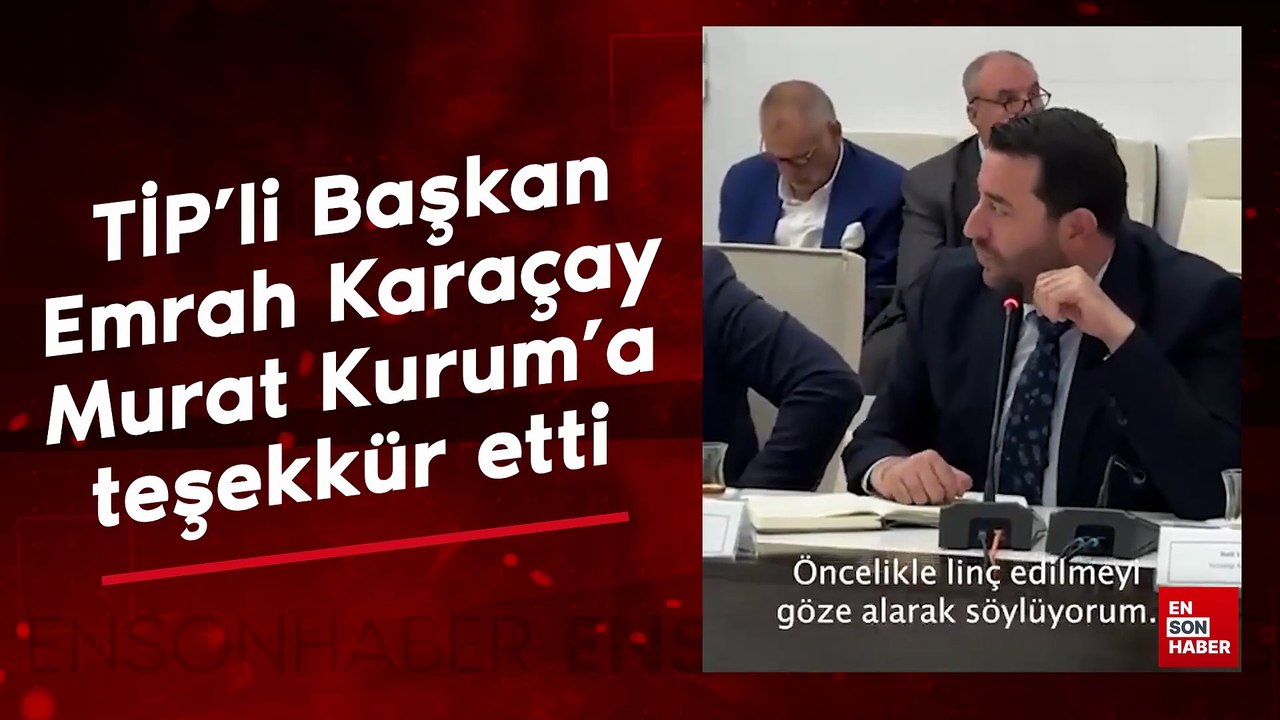 TİP’li Başkan Emrah Karaçay, Murat Kurum’a teşekkür ettiği gün hedef oldu