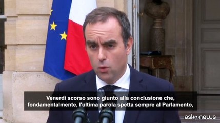 Francia, Lecornu: non ci sono le condizioni per essere premier