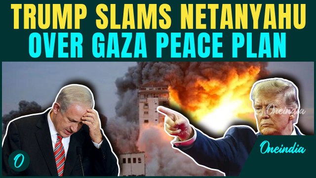 Trump BLASTS Netanyahu | ‘You’re always so F***ING Negative’ | Slams Israeli Objections to Gaza Deal