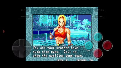 Fatal Fury 3 Blue Mary vs Terry Bogard luta completa