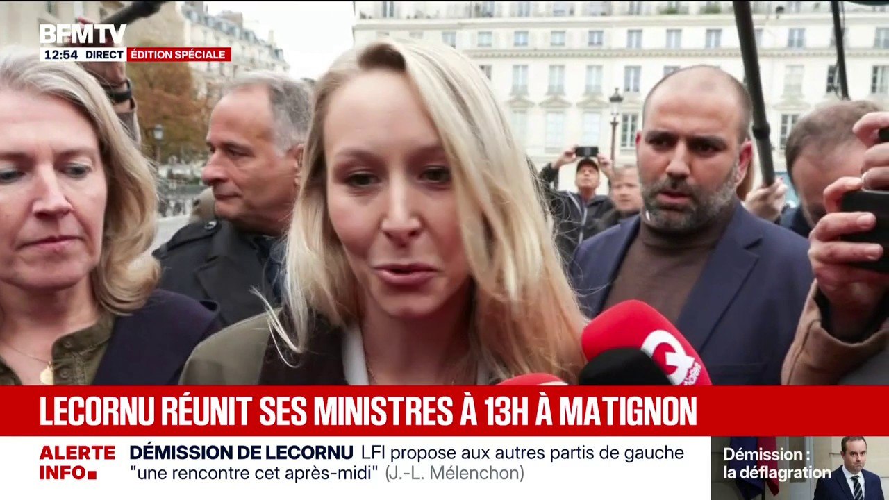 Marion Maréchal appelle à "une coalition des droites" après la démission de Sébastien Lecornu et se dit "disponible pour aider au dialogue"