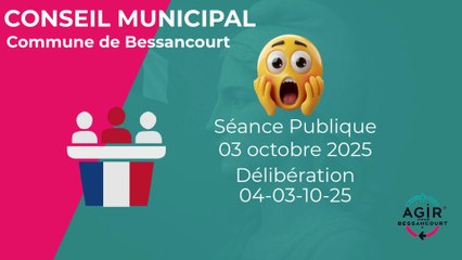 Conseil Municipal 03/10/2025 - Délibération 04-03-10-25
