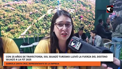 Con 25 años de trayectoria, Sol Iguazú Turismo llevó la fuerza del destino Iguazú a la FIT 2025