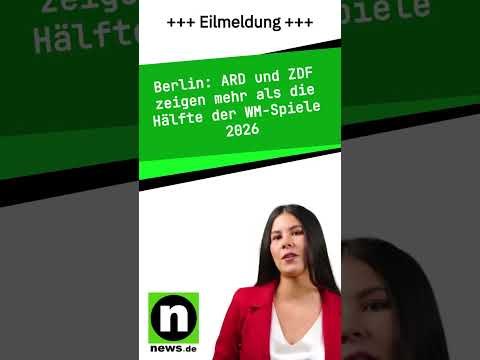 ARD und ZDF zeigen mehr als die Hälfte der WM-Spiele 2026