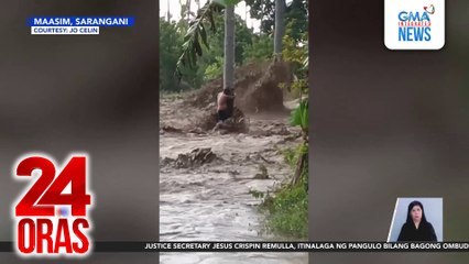 4 sugatan sa ragasa ng tubig sa 6 na brgy; nasa 122 pamilya, pinalikas | 24 Oras