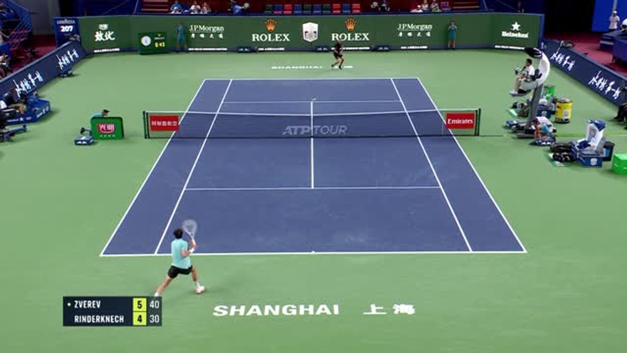 Shanghai - Arthur Rinderknech crée la surprise et élimine Alexander Zverev