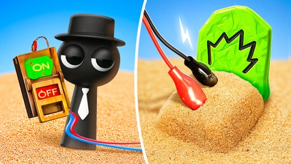 Save Sprunki!Save Sprunki! Mr Black Is Making Zombie Sprunki 🧟 Can We Stop Him in Time?! 😱✨