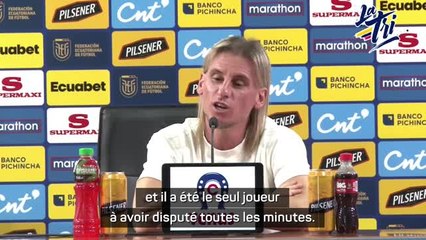 Équateur - Becaccece : "Pacho a été le seul joueur à avoir disputé toutes les minutes"