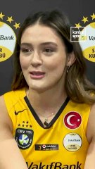 Zehra Güneş'ten Tijana Boskovic'e övgü dolu sözler