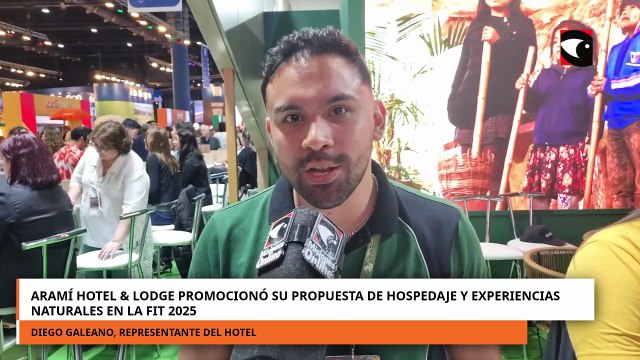 Aramí Hotel & Lodge promocionó su propuesta de hospedaje y experiencias naturales en la FIT 2025