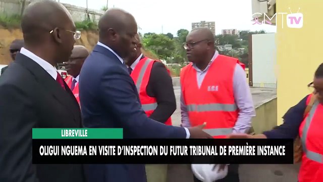 [#Reportage] Libreville : Oligui Nguema en visite d’inspection du futur Tribunal de première instance