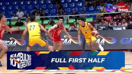FULL FIRST HALF - SSC-R Golden Stags vs. Arellano Chiefs | NCAA Season 101