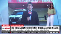RJ investiga dois casos suspeitos de intoxicação por metanol