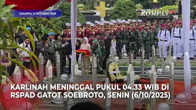 Momen Wapres Gibran jadi Inspektur Pemakaman Istri Wapres ke-4 RI di TMP Kalibata