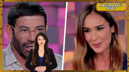 Silvia Toffanin gela Gianni Sperti mani sul volto in diretta