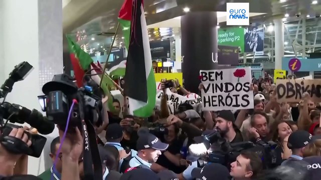 Se fanno questo a noi, immaginate cosa fanno ai palestinesi , denunciano gli attivisti portoghesi.
