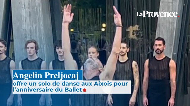 Angelin Preljocaj offre un solo de danse aux Aixois pour l’anniversaire du Ballet