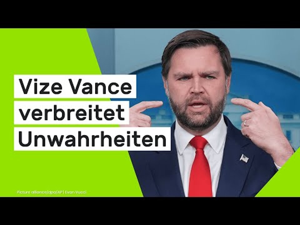 Donald Trump: Vize Vance verbreitet Unwahrheiten – das Netz reagiert scharf darauf